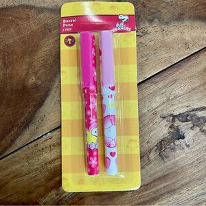 Vintage Snoopy Woodstock 2002 Set of Valentine’s Day Heart Pens NWT Deadstock